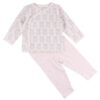 FIXONI Baby Schlafoverall Set soft rose Maus