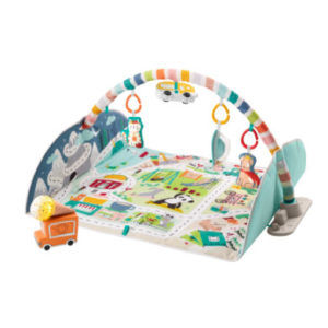 Fisher-Price® Jumbo Abenteuer Spieldecke mit Spielbogen, Baby-Decke und Spielteppich