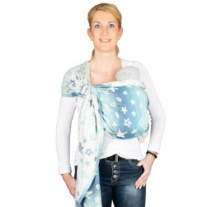 Hoppediz Ring-Sling Jacquard Singapur Blue