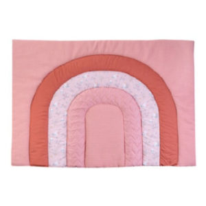 JULIUS ZÖLLNER Krabbeldecke 95 x 135 cm Rainbow Blush