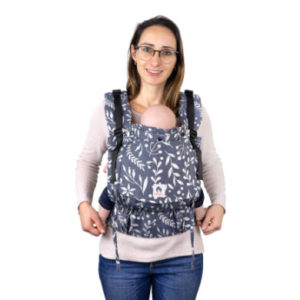 LIMAS Babytrage Flex Flora Cool Grey