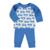 MAX COLLECTION Boys Schlafanzug blau/weiß