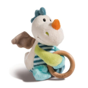NICI Greifling Drache Dragilu mit Holzring