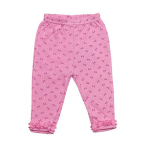 SALT AND PEPPER Baby Glück Girls Legging Love allover mauve