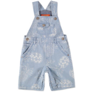 STACCATO Boys Baby Latzbermudas light blue denim
