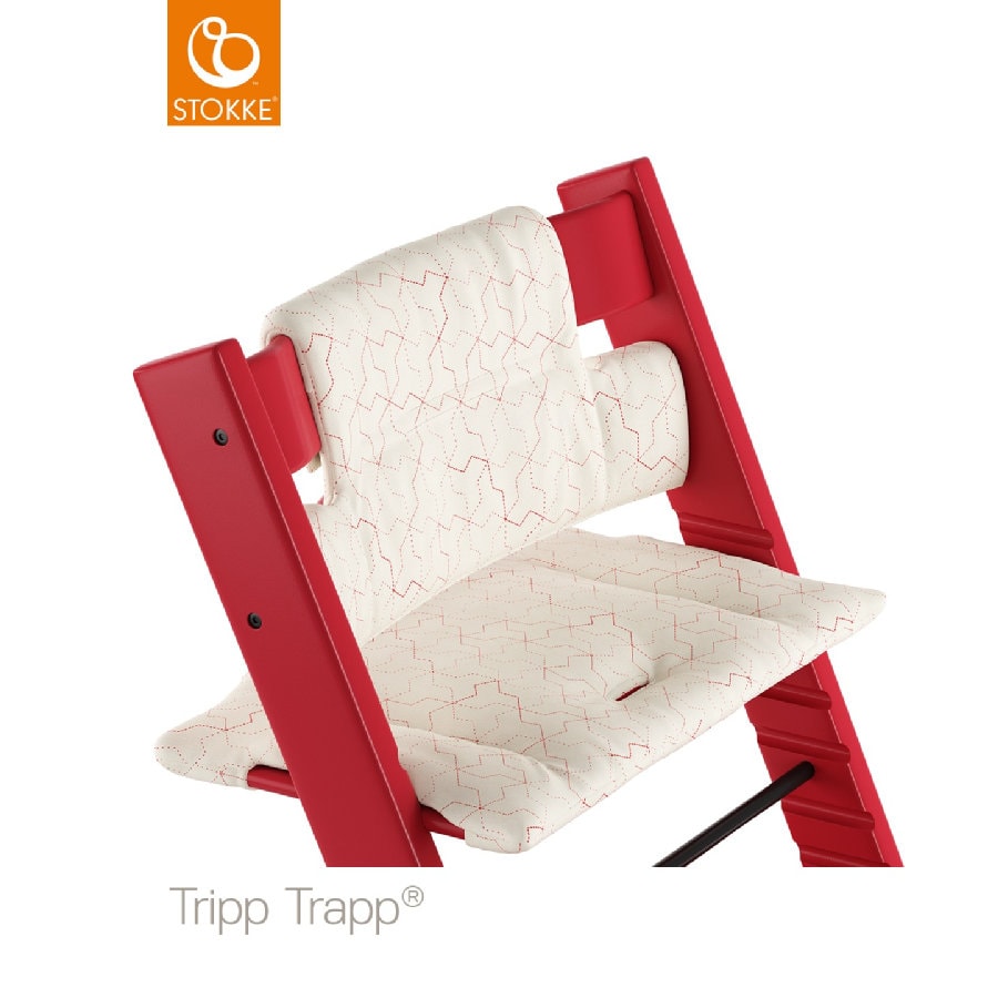 STOKKE® Tripp Trapp® Classic Baby Sitzkissen Geometric Red STOKKE® Tripp Trapp® Classic Baby Sitzkissen Geometric Red