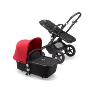 bugaboo Kombikinderwagen Cameleon 3 Plus Complete Black/Black-Red