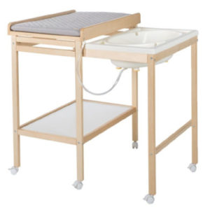 roba Bade-Wickel-Kombination Baby Pool inkl. Wickelauflage ausziehbar