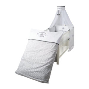 roba Kinderbettgarnitur 4-teilig Rock Star Baby 3 100 x 135 cm - weiß